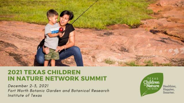 2021 Texas Children in Nature Network Summit Graphic